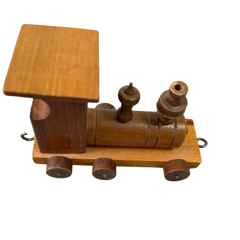 Vintage Wooden Train Engine